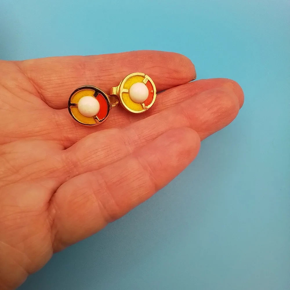Trifari Clip On Earrings